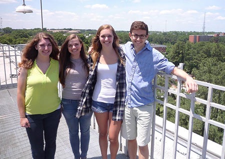 North Carolina State University students operating S-Pol remotely